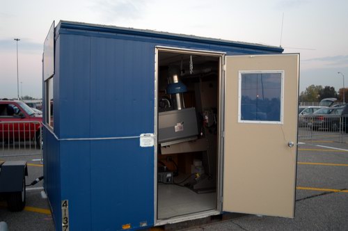 Silverdome Drive-In Theatre - Inside Projection (newer photo)